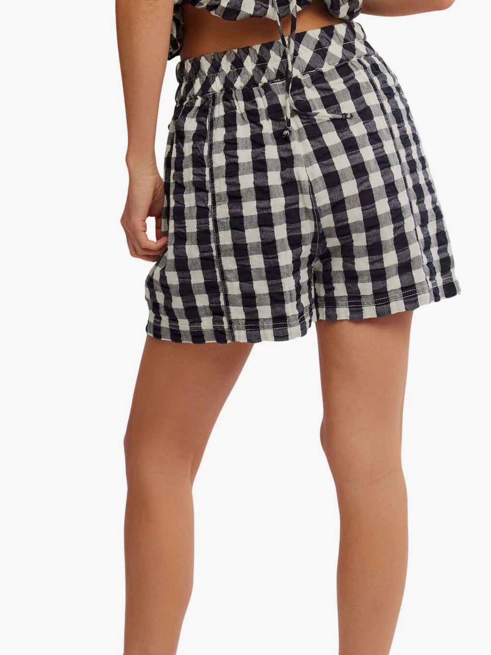 Free People Gingham Shorts - Picture 2 of 5